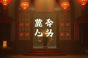 山雀不眠 山村屋顶清晨薄雾