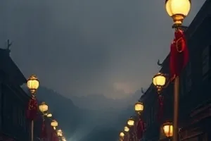 春分之后 江南小镇雨后街景